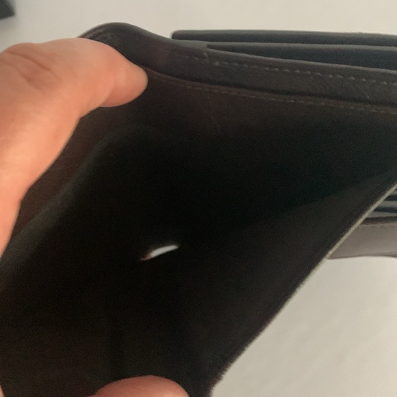 Yves Saint Laurent Rive Gauche Muse Billfold Wallet in Chocolate Brown - Picture 5 of 16